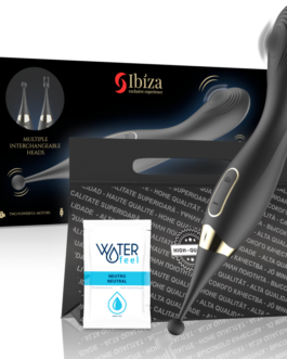 IBIZA – STIMOLATORE CLITORALE INTERCAMBIABILE E VIBRATORE PULSATO DEL PUNTO G