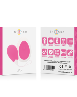 INTENSE – TELECOMANDO VIBRATORE JAN EGG ROSA
