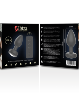 IBIZA – PLUG ANALE TELECOMANDO TAGLIA M