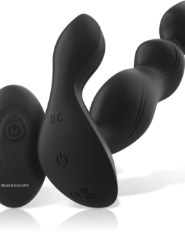 BLACK&SILVER – TELECOMANDO IN SILICONE PLUG ANALE CORA