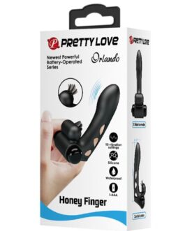 PRETTY LOVE – COPERTURA PER DITA VIBRATORE ORLANDO NERA