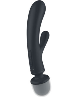 SATISFYER – TRIPLE LOVER MASAJEADOR VIBRADOR RABBIT ROSA