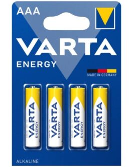 VARTA – ENERGY BATTERIA ALCALINA AAA LR03 BLISTER*4