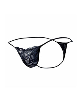 MOB – TANGA DE ENCAJE NEGRO TALLA S/M