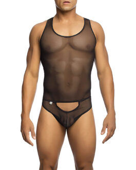 MOB – BODYSHEER TRANSPARTE NEGRO TALLA S/M