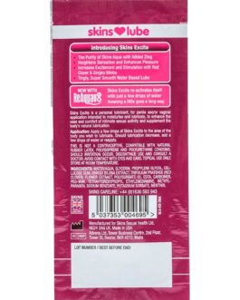 SKINS – EXCITE LUBRIFICANTE A BASE D’ACQUA MONODOSE 5 ML