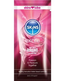 SKINS – EXCITE LUBRIFICANTE A BASE D’ACQUA MONODOSE 5 ML