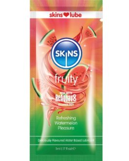 SKINS – LUBRIFICANTE FRUTTATO A BASE D’ACQUA ANGURIA MONODOSE 5 ML