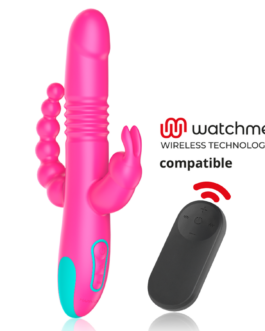 HAPPY LOKY – DONALD TRIPLA STIMOLAZIONE: ANALE, PUNTO G E CLITORIDE + TELECOMANDO WATCHME