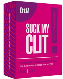 INTT – SUCK MY CLIT GEL EFFETTO ASPIRAZIONE FRAGOLA SELVAGGIA 15 ML