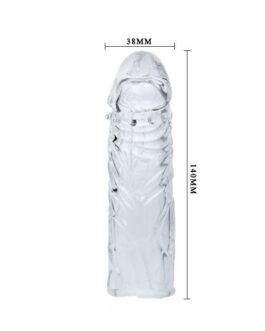 BAILE – COPERTURA PENE IN SILICONE TRASPARENTE 13 CM