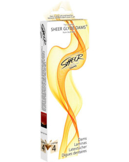 SHEER GLYDE – DAMS LAMINAS LATTICE SESSO ORALE VANIGLIA