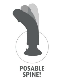 KING COCK – DILDO VIBRATORE 17.78 CM NATURALE