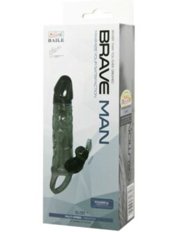 BAILE – COPERTURA PENE UOMO CORAGGIOSO CON CONIGLIO NERO 16.5 CM