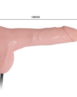 BAILE – DILDO VIBRANTE E GONFIABILE REALISTICO 18.8 CM