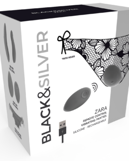 BLACK&SILVER – STIMOLATORE TELECOMANDO ZARA CON SLIP IN OMAGGIO