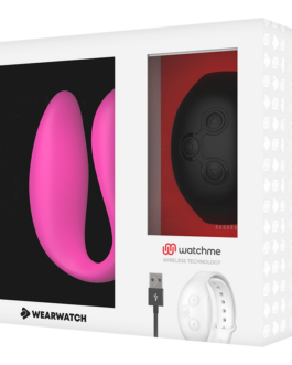 WEARWATCH – VIBRATORE WATCHME DOPPIA TECNOLOGIA FUCSIA/AZABACHE