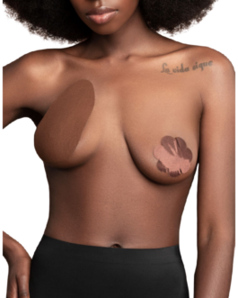 BYE-BRA – REALZADOR PECHOS + 3 PARES DE SATEN BEIGE COPA A/C