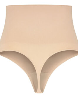 BYE-BRA – FAJA SIN COSTURAS ESTILO TANGA BEIGE TALLA M