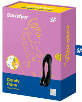 SATISFYER – CANDY CANE VIBRADOR DEDO NEGRO