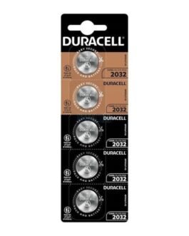 DURACELL – BATTERIA BOTTONE LITIO CR2032 3V 5 UNIT