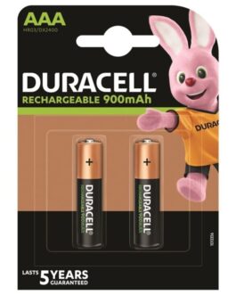 DURACELL – BATTERIA RICARICABILE HR03 AAA 900mAh 2 UNIT