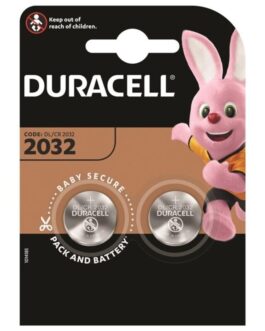 DURACELL – BATTERIA BOTTONE LITIO CR2032 3V 2 UNIT