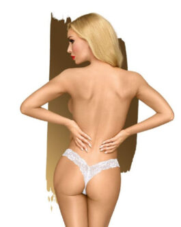 PENTHOUSE – DANGEROUS DARLING TANGA BLANCO L/XL