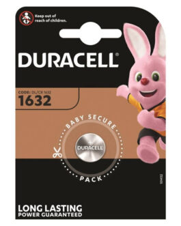 DURACELL – BATTERIA BOTTONE LITIO CR1632 3V 1 UNIT