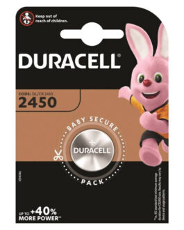 DURACELL – BATTERIA BOTTONE LITIO CR2450 3V 1 UNIT