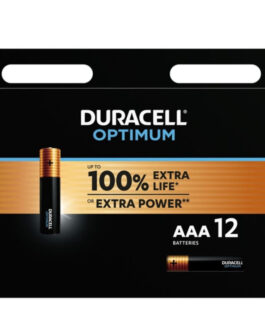 DURACELL – BATTERIA ALCALINA OPTIMUM 200 AAA LR03 12 UNIT