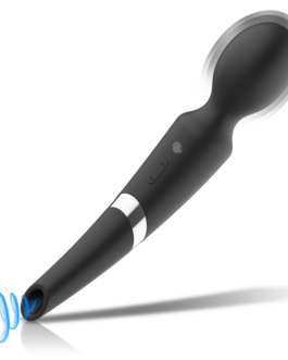 BLACK&SILVER – BECK BACCHETTA E VENTOSA 2 IN 1 IN SILICONE