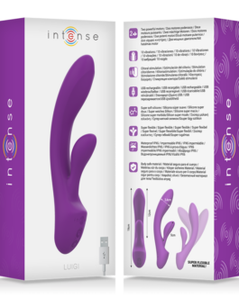 INTENSE – VIBRATORE LUIGI RABBIT SILICONE LIQUIDO VIOLA
