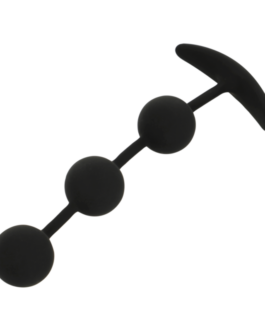 BLACK&SILVER – ROSARIO ANALE HARRY 3 SFERE IN SILICONE 14 CM