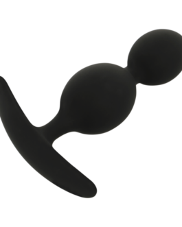 BLACK&SILVER – ORSON PLUG IN SILICONE 2 ONDE ANAL 9 CM
