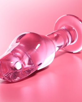NEBULA SERIES BY IBIZA – MODELLO 6 PLUG ANALE VETRO BOROSILICATO 12,5 X 4 CM ROSA