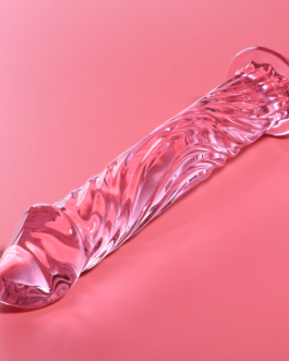 NEBULA SERIES BY IBIZA – MODELLO 12 DILDO IN VETRO BOROSILICATO 17 X 3,5 CM ROSA