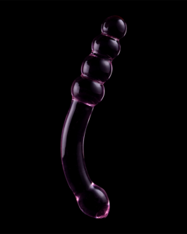 NEBULA SERIES BY IBIZA – MODELLO 14 DILDO IN VETRO BOROSILICATO 18,5 X 3 CM ROSA