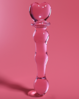 NEBULA SERIES BY IBIZA – MODELLO 21 DILDO IN VETRO BOROSILICATO 20,5 X 3,5 CM ROSA