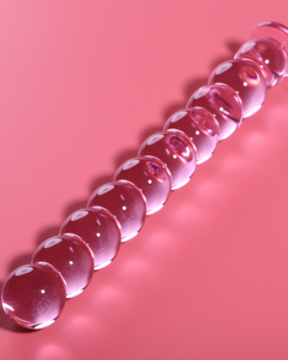 NEBULA SERIES BY IBIZA - MODELLO 22 DILDO IN VETRO BOROSILICATO 21,5 X 2,5 CM ROSA