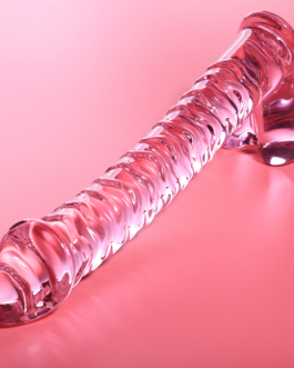 NEBULA SERIES BY IBIZA – MODELLO 23 DILDO IN VETRO BOROSILICATO 21,5 X 4 CM ROSA
