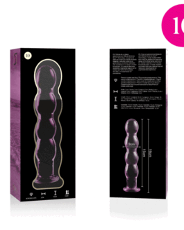 NEBULA SERIES BY IBIZA – MODELLO 10 DILDO IN VETRO BOROSILICATO 16,5 X 3,5 CM ROSA