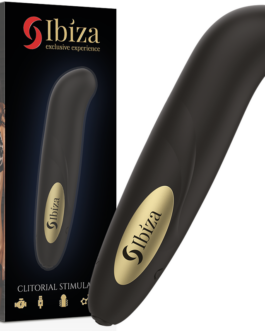 IBIZA – STIMOLATORE CLITORIDE CARICATORE USB 10 MODALIT VIBRAZIONE DORATO 13 X 2,9 CM