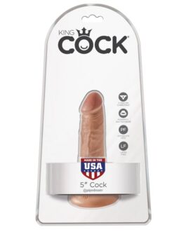 KING COCK – PENE REALISTICO 12 CM CARAMEL
