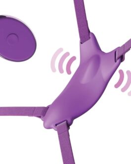FANTASY FOR HER – PETTORINA CON FARFALLA VIBRANTE, RICARICABILE E TELECOMANDO VIOLA