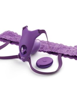 FANTASY FOR HER – PETTORINA G-SPOT BUTTERFLY CON VIBRATORE, RICARICABILE E TELECOMANDO VIOLA