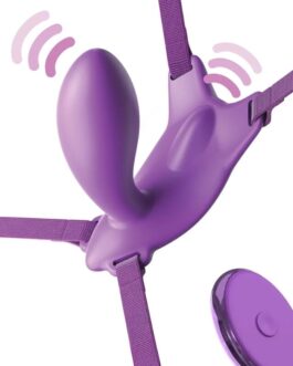 FANTASY FOR HER – PETTORINA G-SPOT BUTTERFLY CON VIBRATORE, RICARICABILE E TELECOMANDO VIOLA