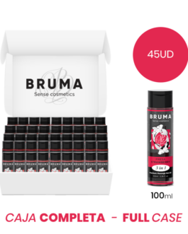 MOQ 45 – BRUMA OLIO DA MASSAGGIO PREMIUM EFFETTO CALORE SAPORE FRAGOLA 3 IN 1 – 100 ML