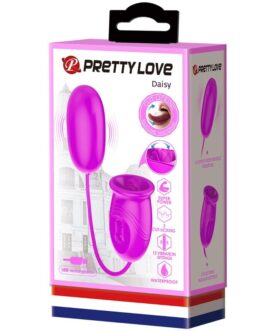 PRETTY LOVE – VIBRATORE RICARICABILE DAISY DUAL EGG VIOLA