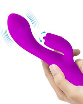 PRETTY LOVE – VIBRATORE RICARICABILE GLORIA RABBIT-VIOLA IMPERMEABILE